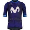 Maglia 2023 Movistar Team Manica Corta Blu